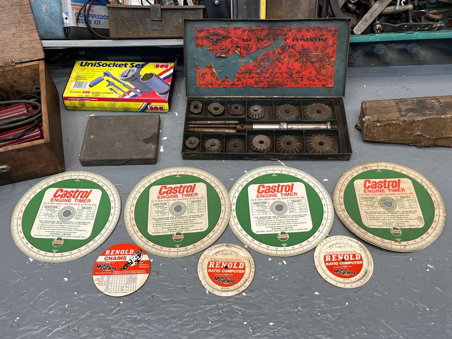 <p>Two Boxes of Motorcycle Tools</p>