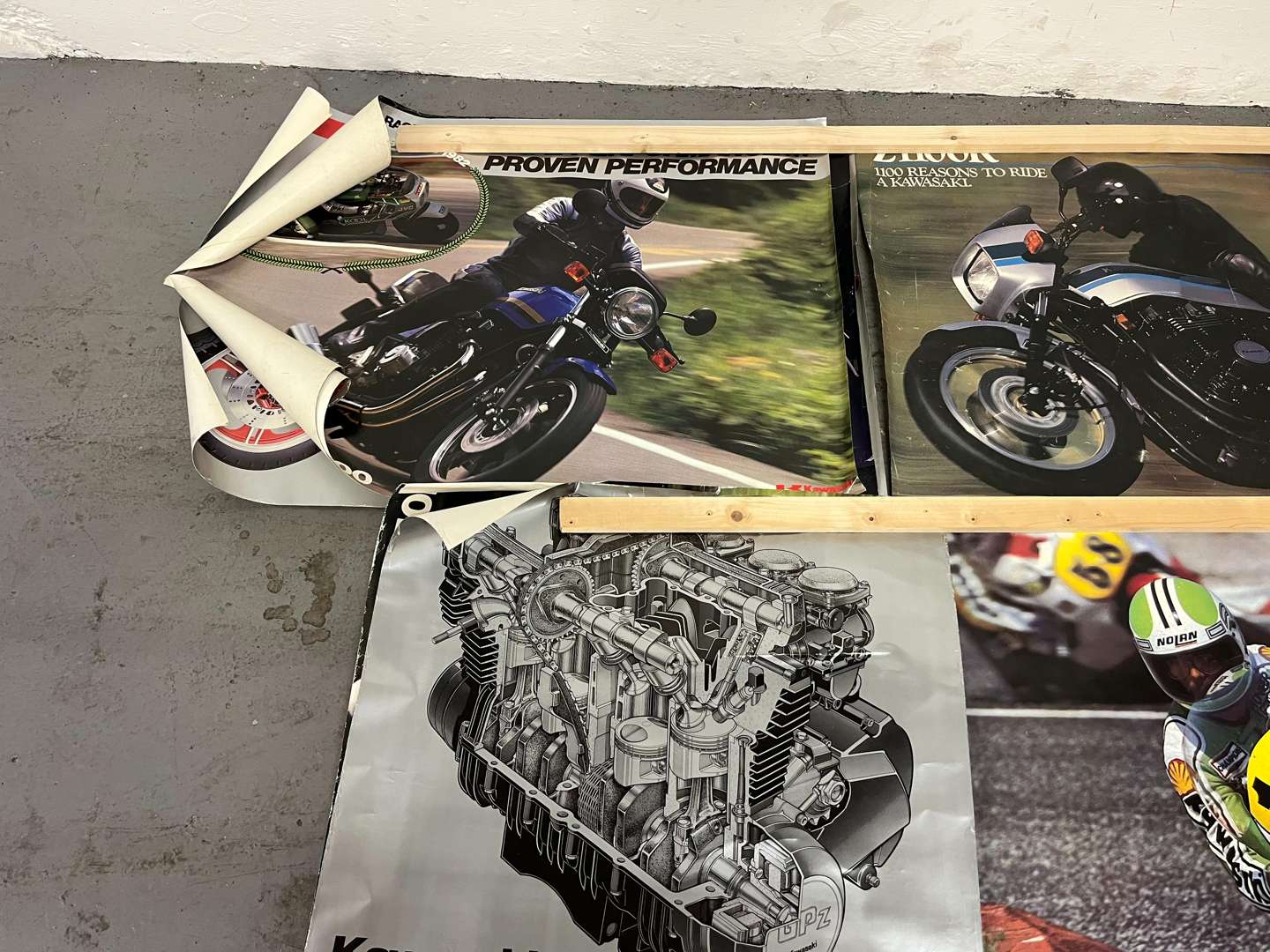 <p>Quantity of Original Motorcycle Unframed Posters</p>
