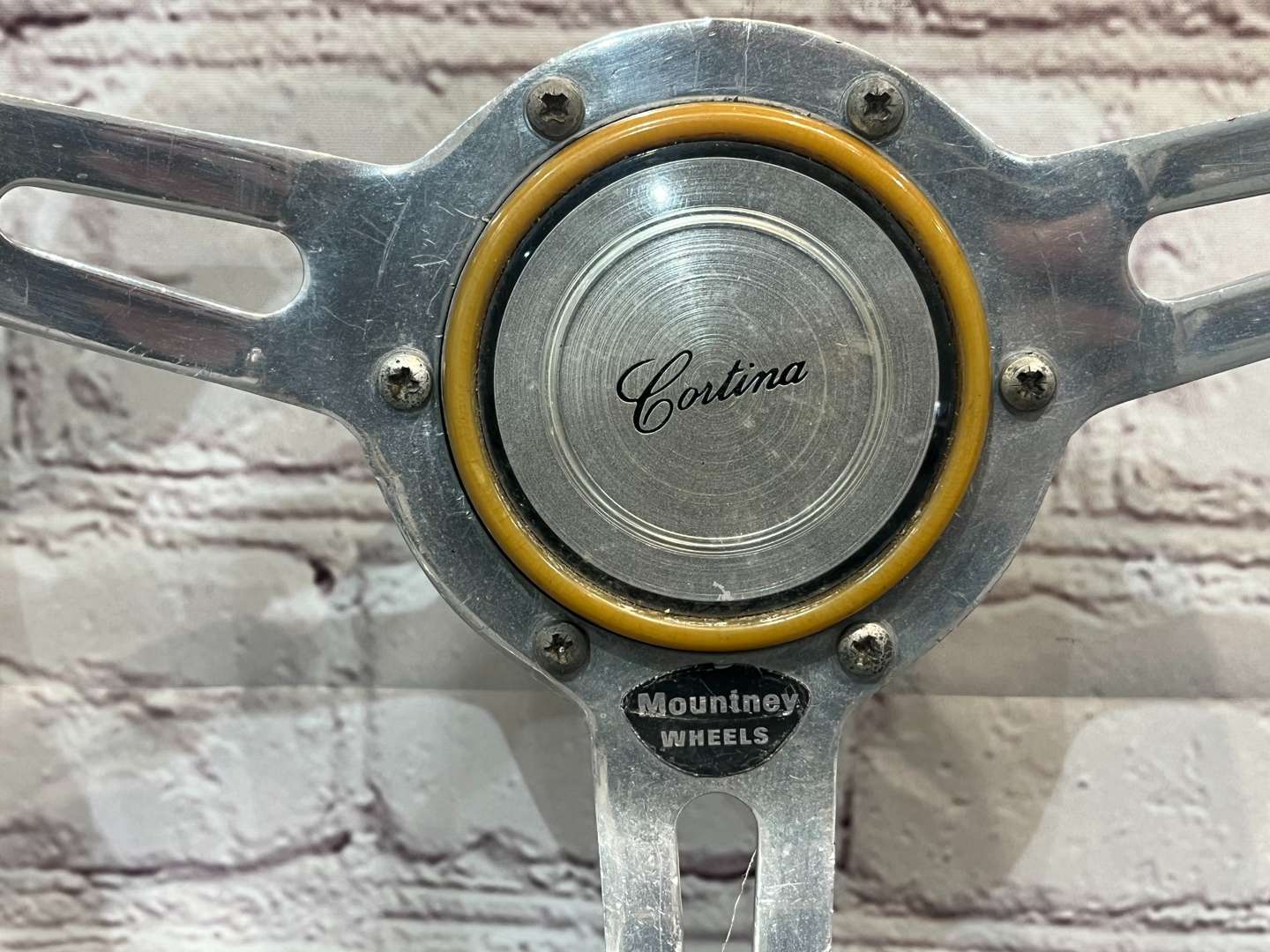 <p>Two Classic Car Steering Wheels , Mini/MG Rocker Cover</p>
