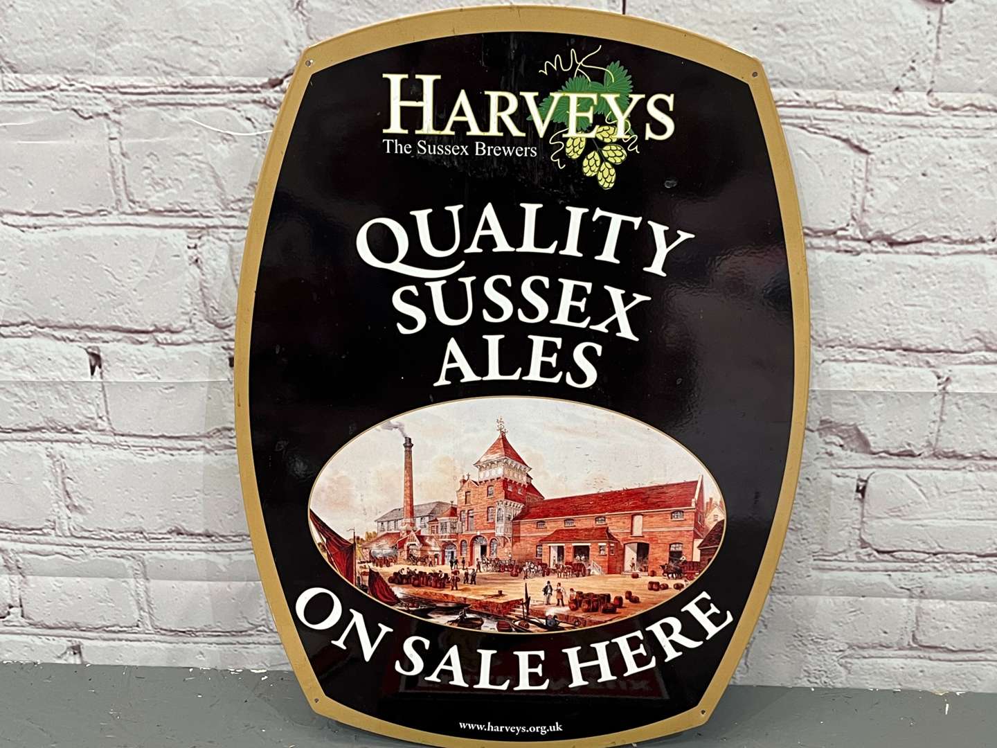 <p>Four Assorted Signs, Friary Meux, Harveys Etc (4)</p>