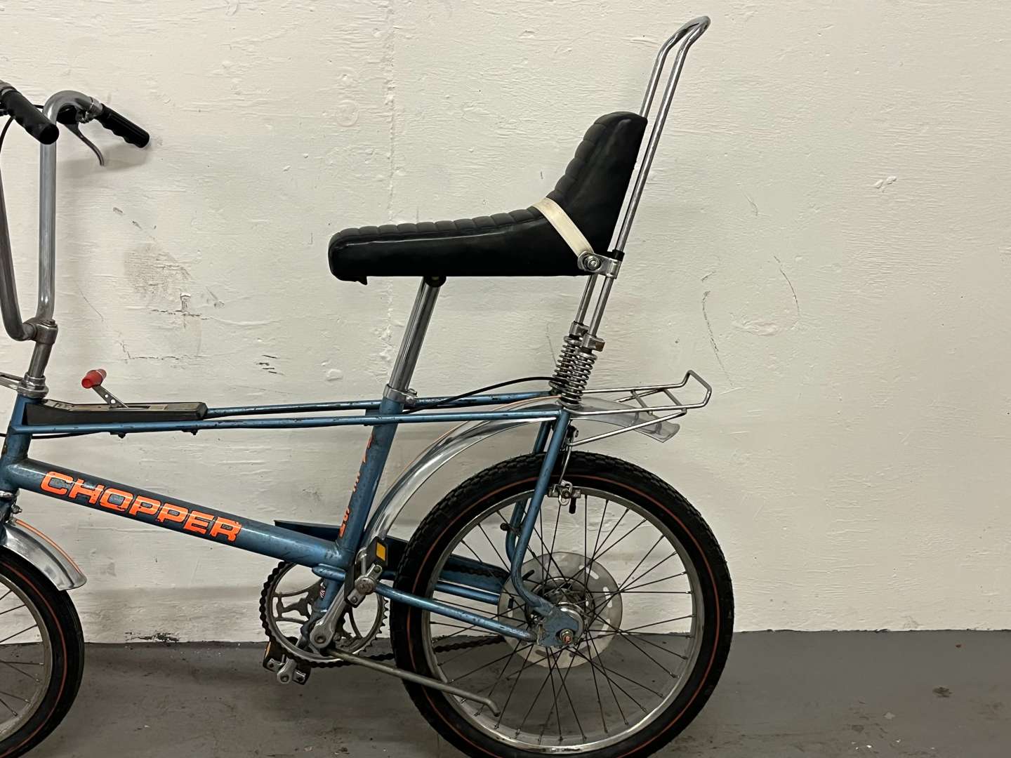 <p>Raleigh Chopper Mk II&nbsp;in Space Blue Bike</p>