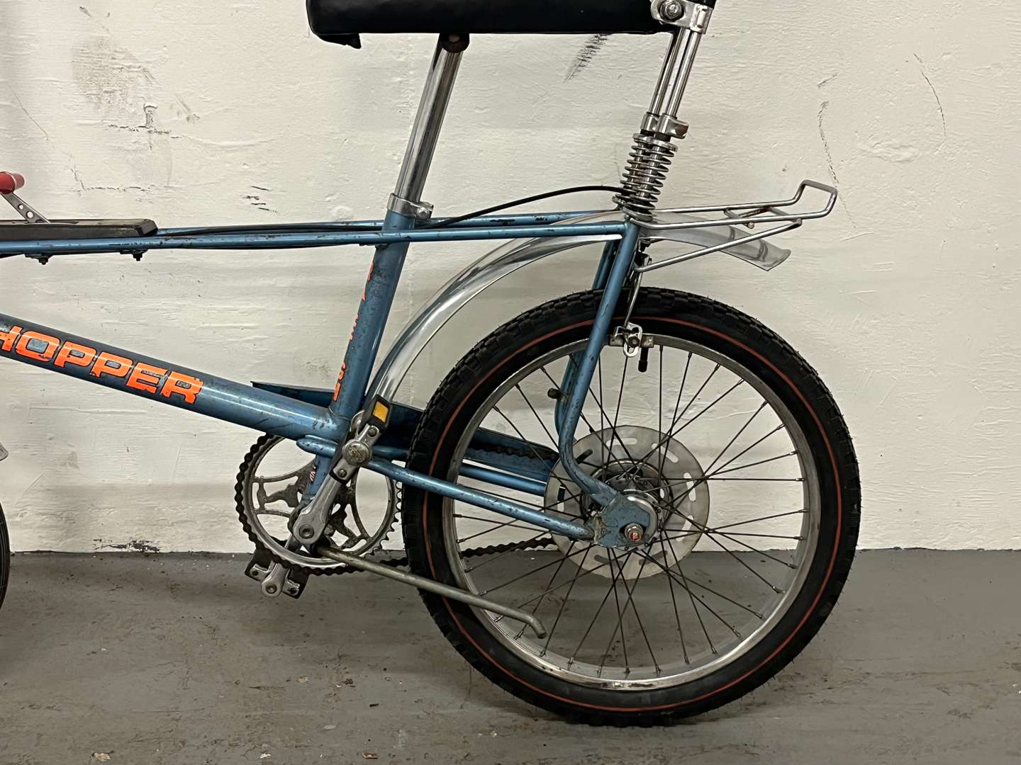 <p>Raleigh Chopper Mk II&nbsp;in Space Blue Bike</p>