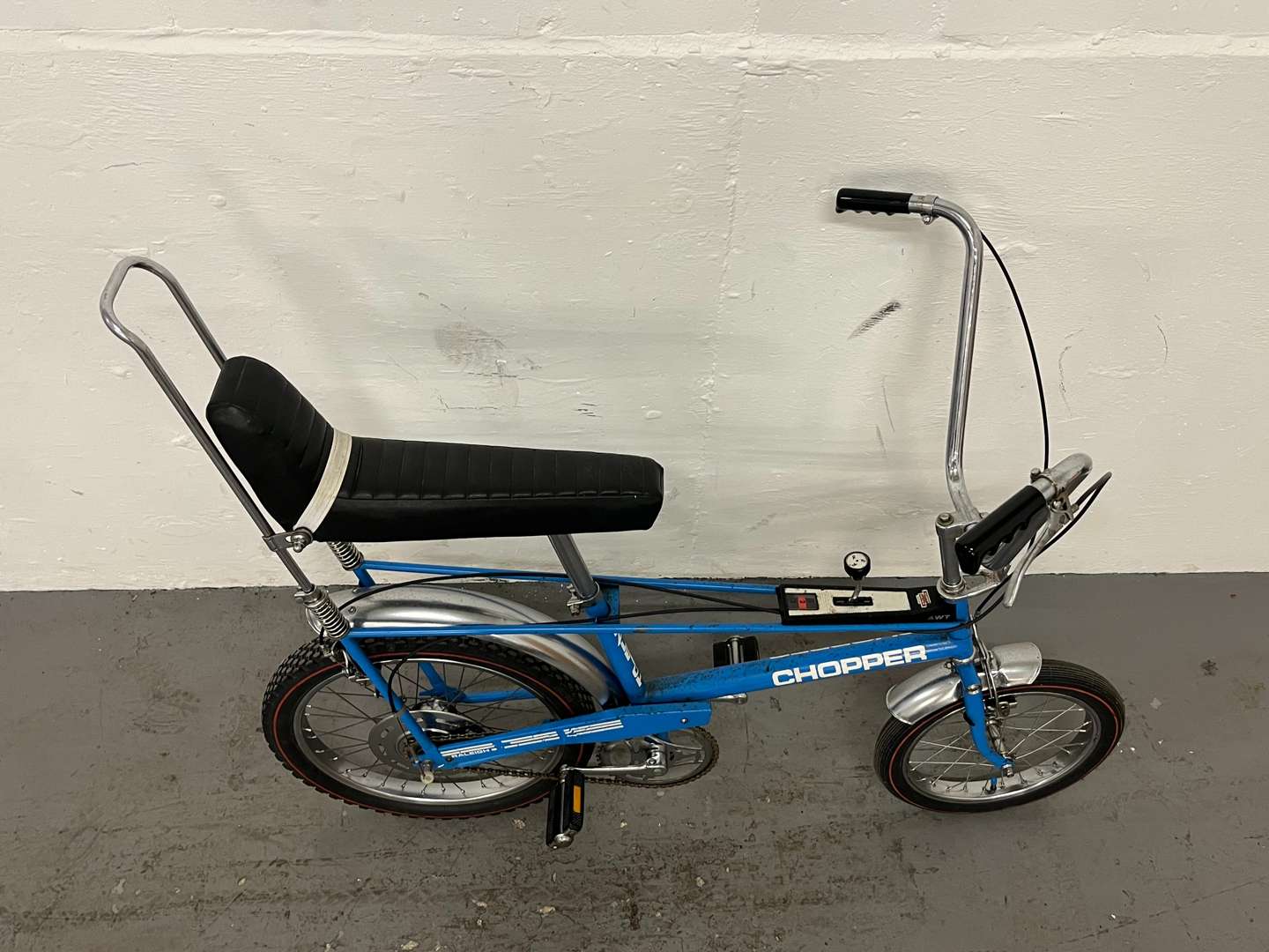 <p>Raleigh Chopper Mk I In Horizon Blue</p>
