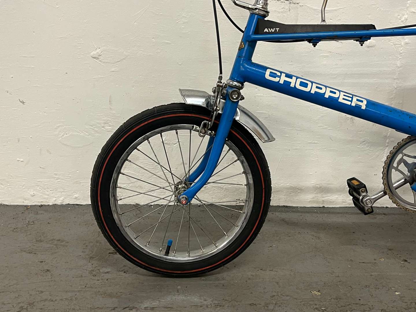<p>Raleigh Chopper Mk I In Horizon Blue</p>