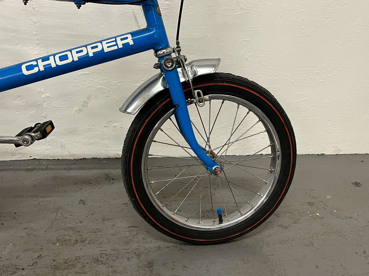 <p>Raleigh Chopper Mk I In Horizon Blue</p>