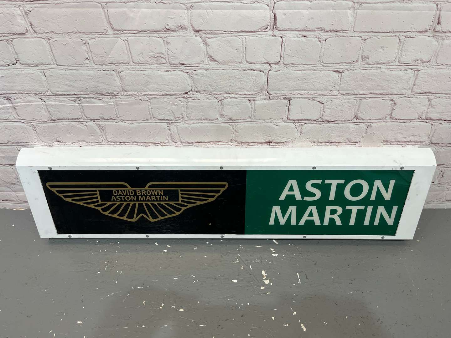 <p>Aston Martin Illuminated Sign</p>