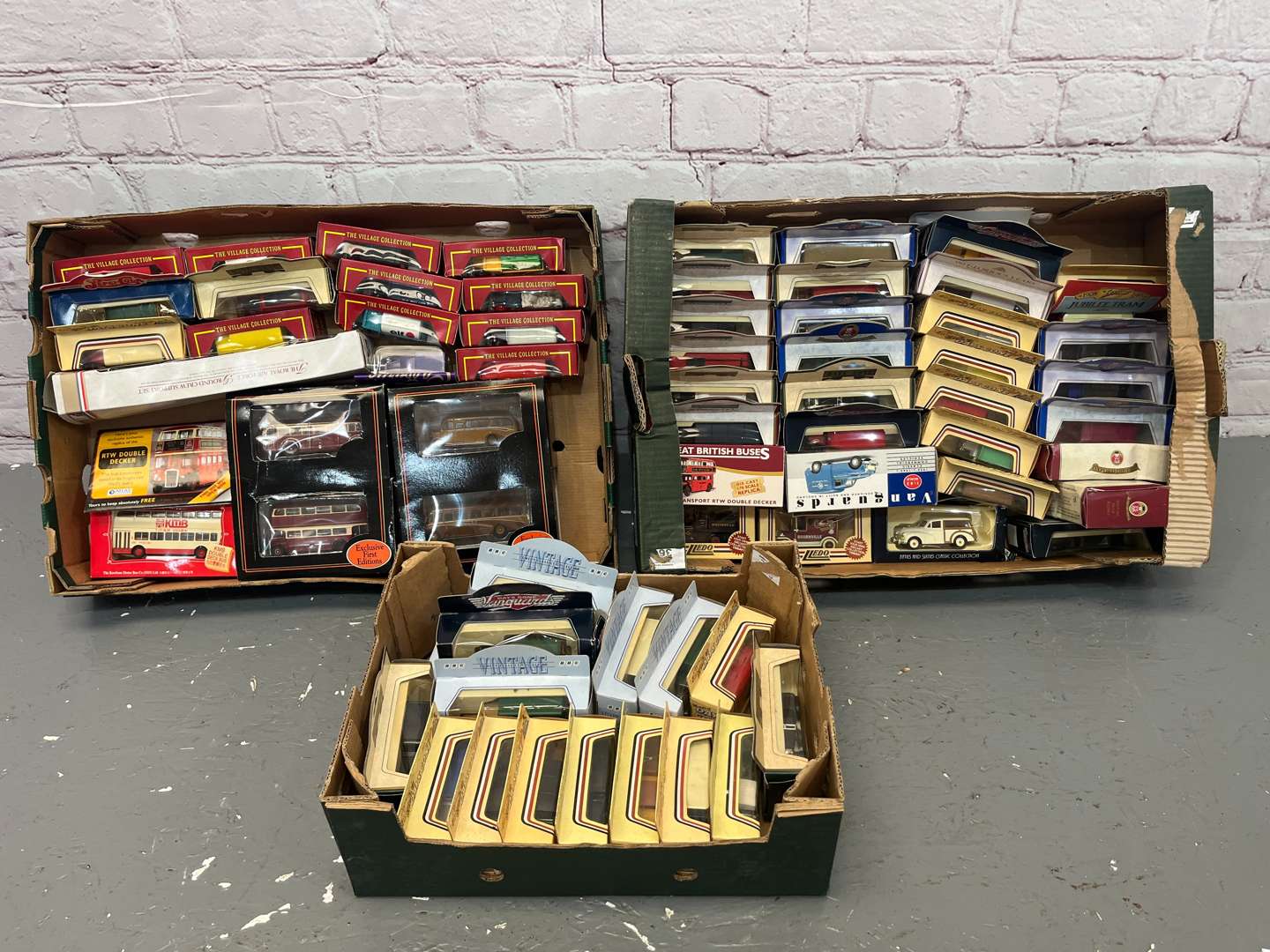 <p>Three Boxes Of Die Cast Boxed Model Cars</p>