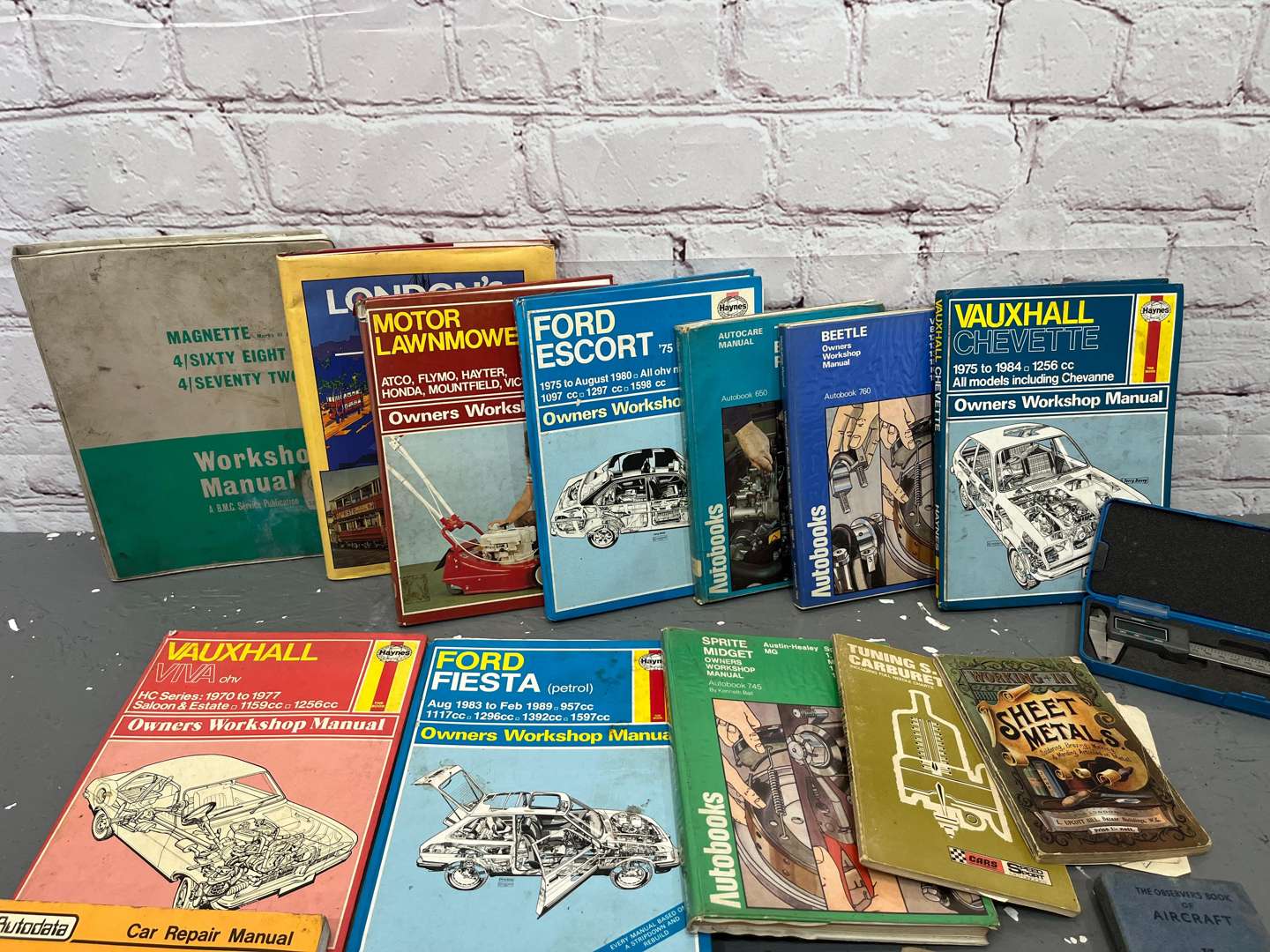 <p>Box Of Motoring Books</p>