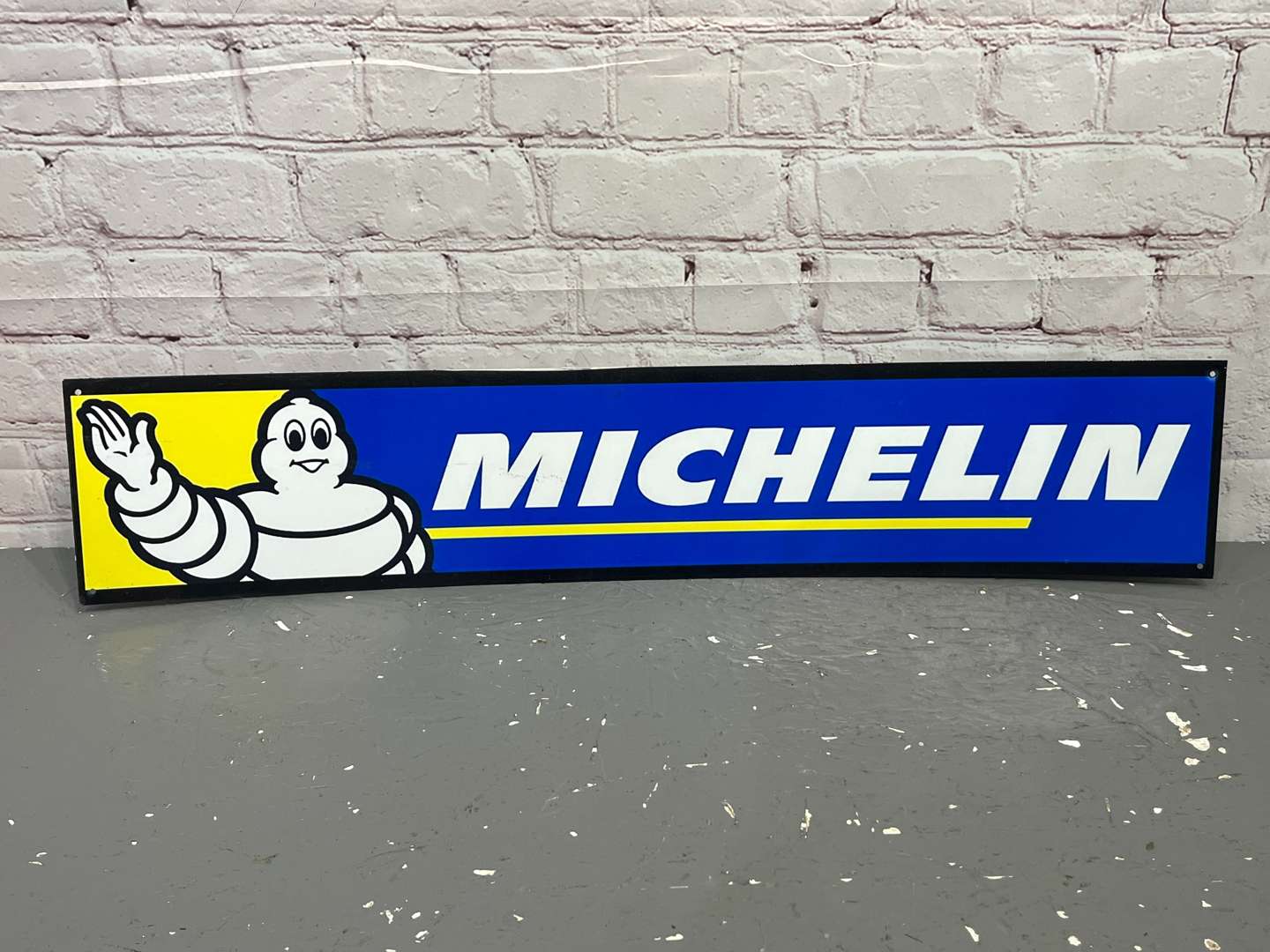 <p>Michelin Waving Man Metal Sign</p>