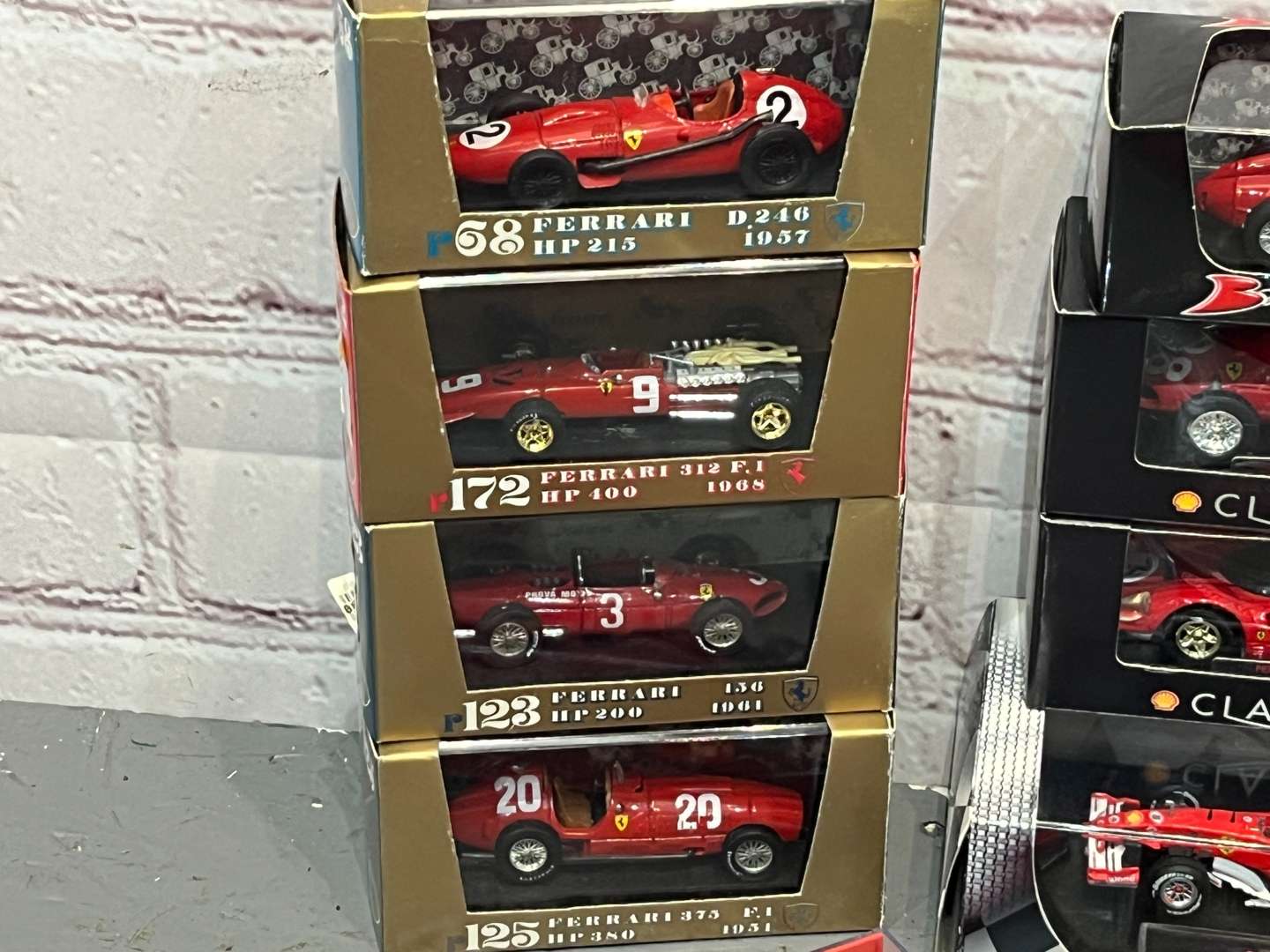 <p>Quantity of Brumm Ferrari Boxed Formula 1 and Race Car Models</p>
