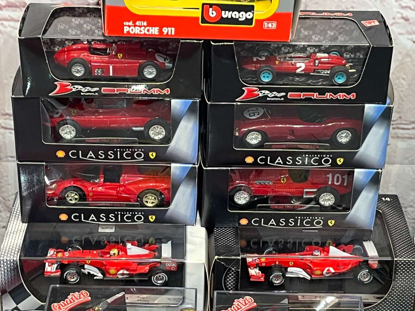 <p>Quantity of Brumm Ferrari Boxed Formula 1 and Race Car Models</p>