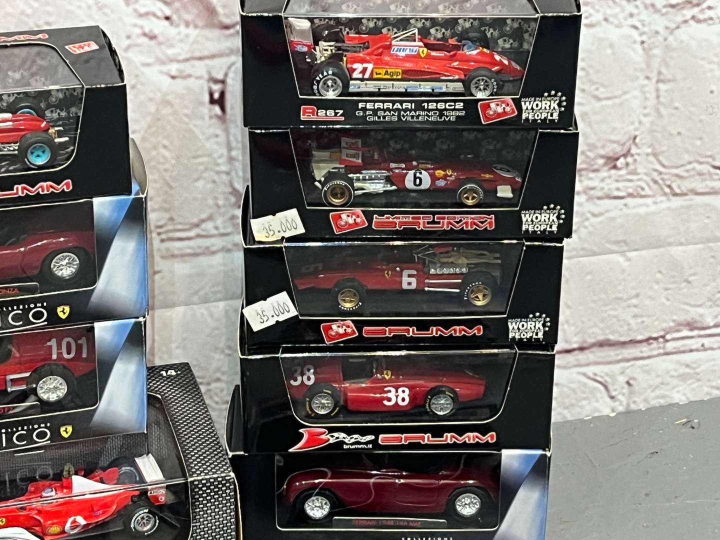 <p>Quantity of Brumm Ferrari Boxed Formula 1 and Race Car Models</p>