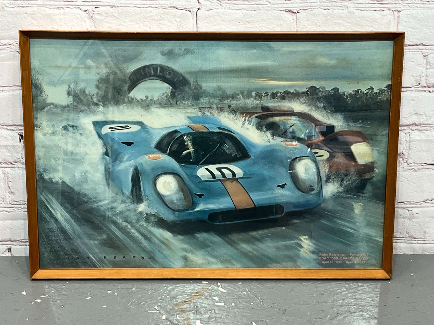 <p>Dion Pears Framed Racing Print</p>