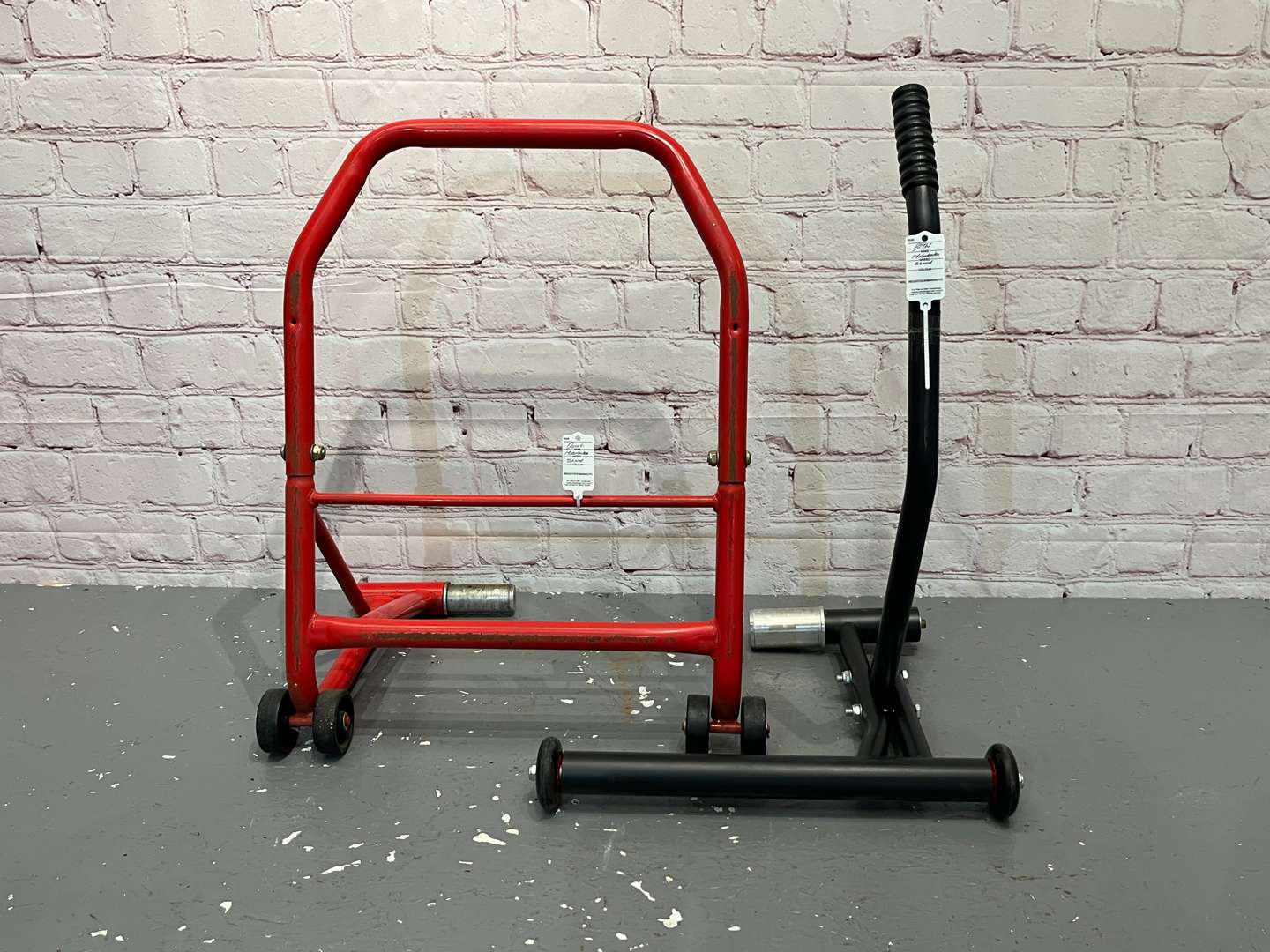 <p>Two Motorbike Paddock Stands</p>