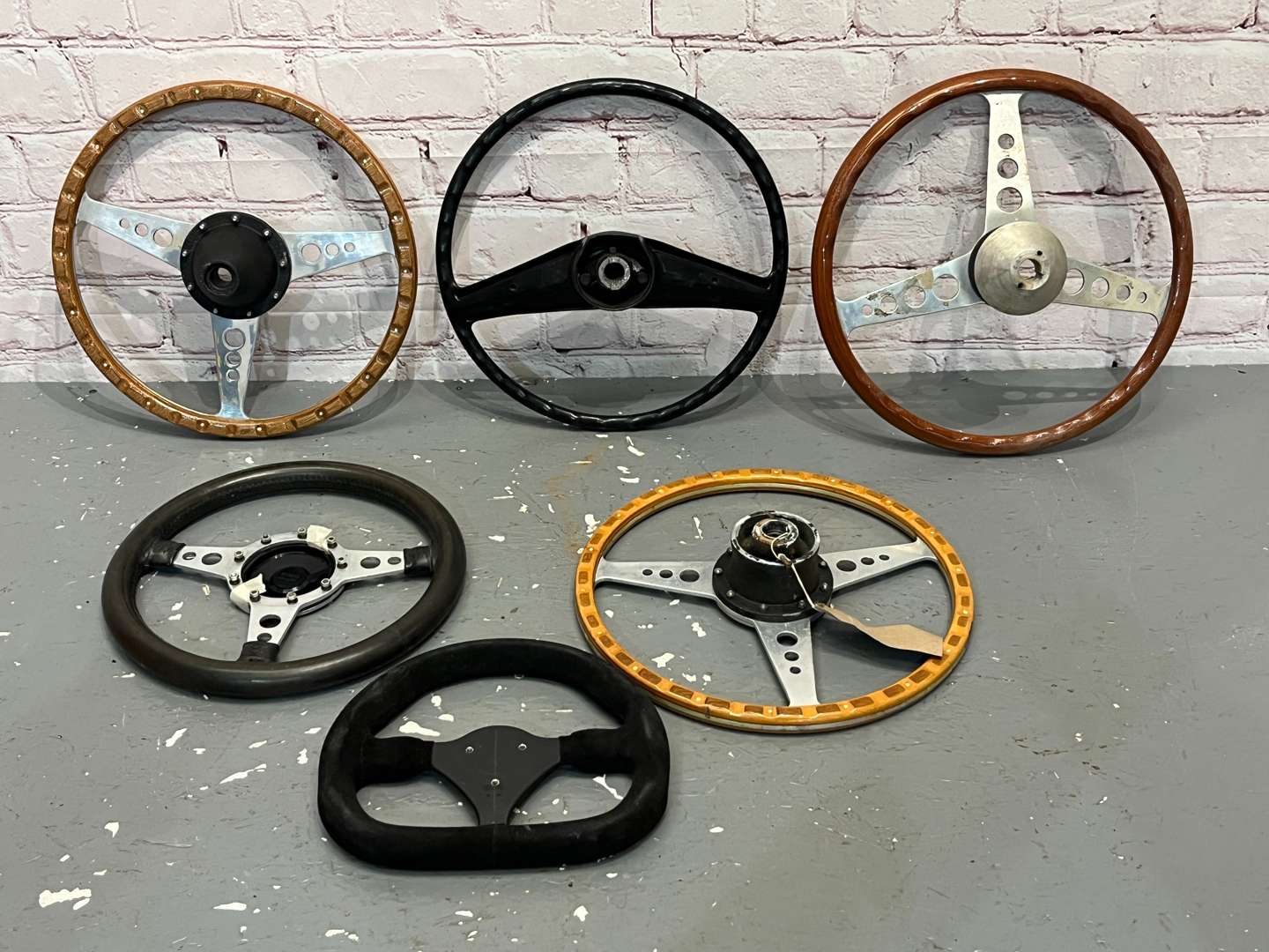 <p>Three Moto-Lita Steering Wheels and 3 Others (6)</p>