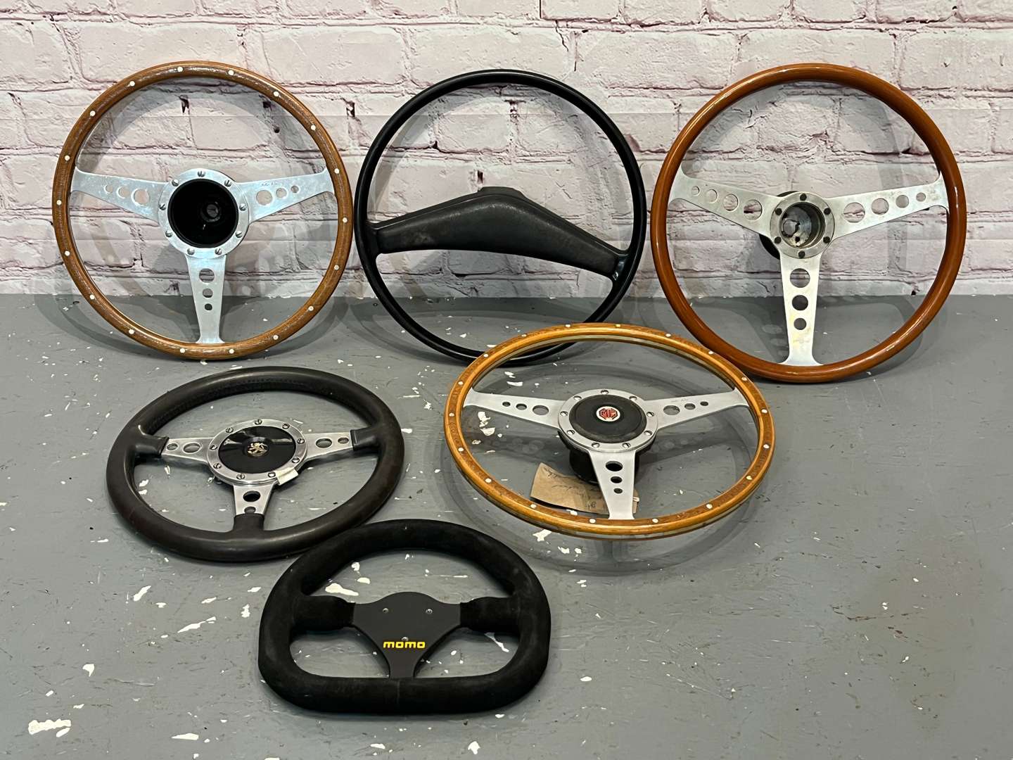 <p>Three Moto-Lita Steering Wheels and 3 Others (6)</p>