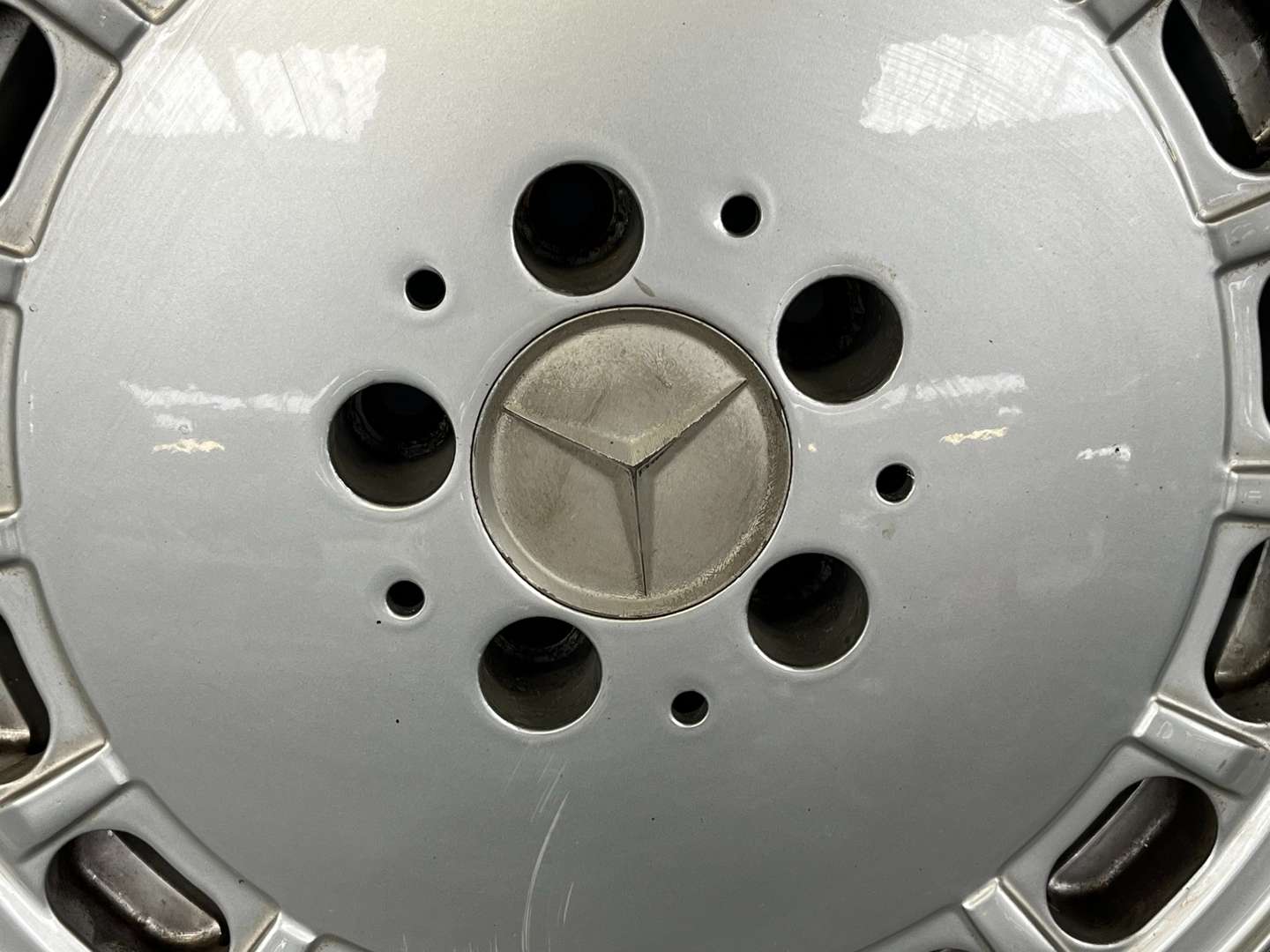 <p>A Set of Four Mercedes Benz Alloy Wheels</p>