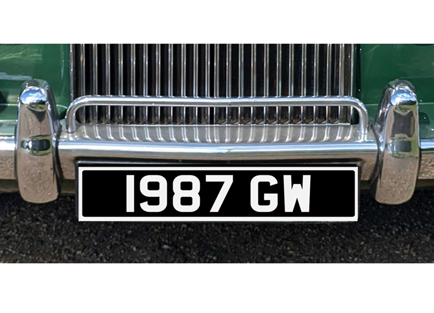 <p>&nbsp; 1987 GW Registration number</p>
