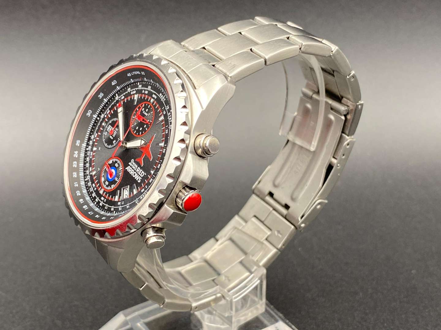 <p>BRADFORD EXCHANGE, RED ARROWS, WRISTWATCH</p>