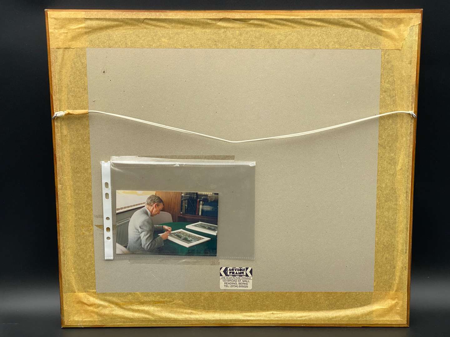 <p>TONY BROOKS SIGNED PRINT</p>