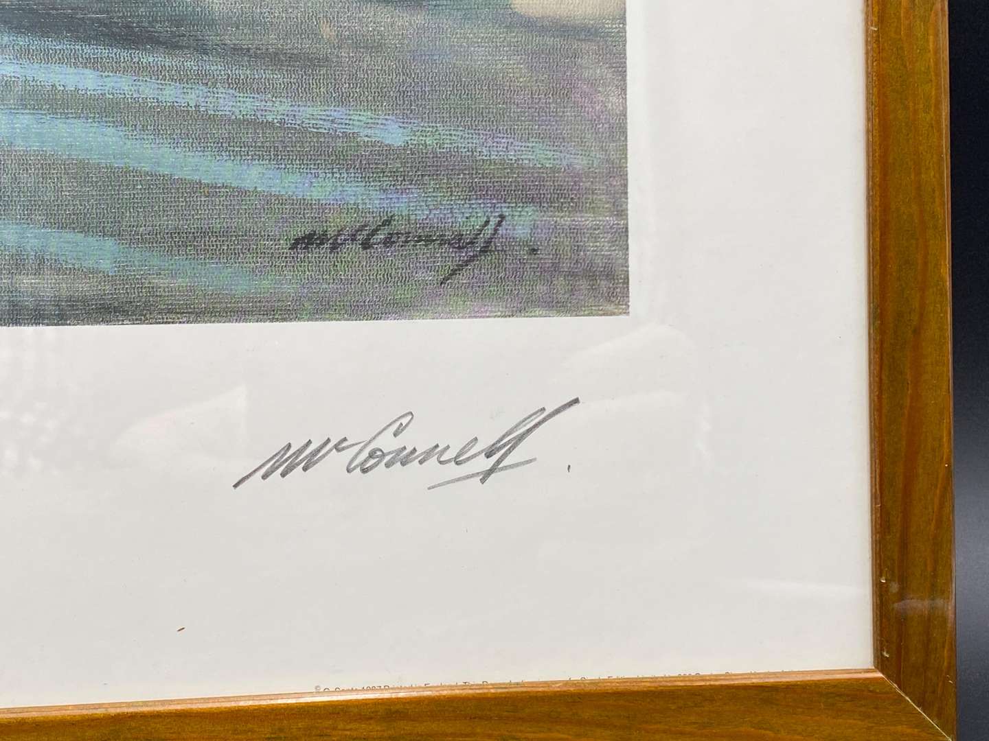 <p>TONY BROOKS SIGNED PRINT</p>