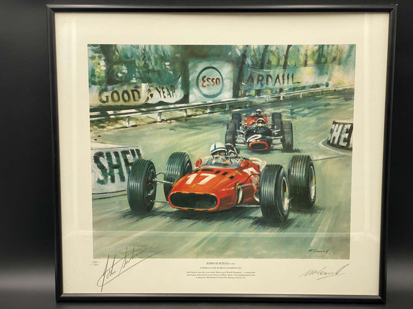 <p>JOHN SURTEES SIGNED PRINT</p>