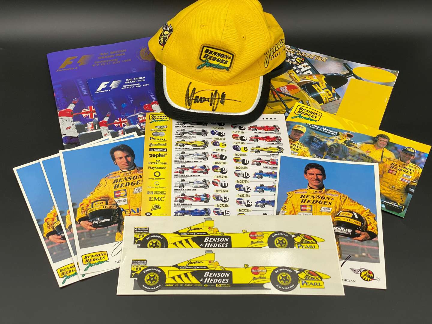 <p>VINTAGE TEAM JORDAN RACING MIXED LOT</p>