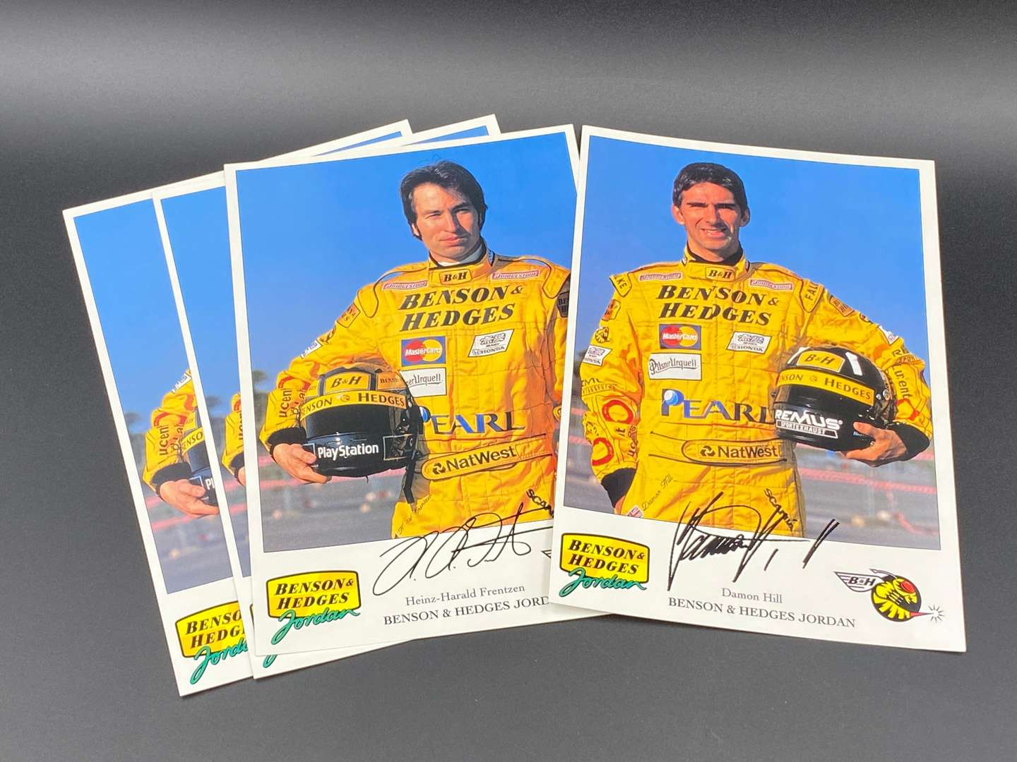 <p>VINTAGE TEAM JORDAN RACING MIXED LOT</p>