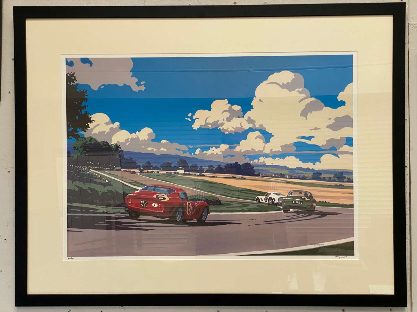 <p>TIM LAYZELL, “SUMMER AT GOODWOOD” SIGNED PRINT, &nbsp;73/450</p>
