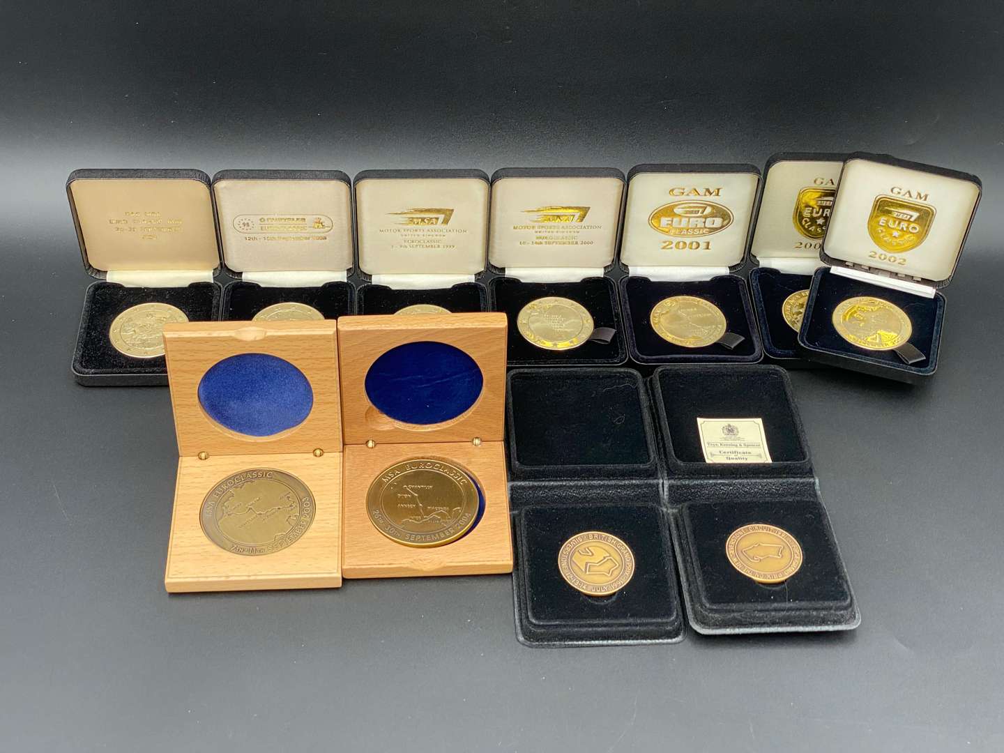 <p>RAC, MSA MEDALLIONS</p>
