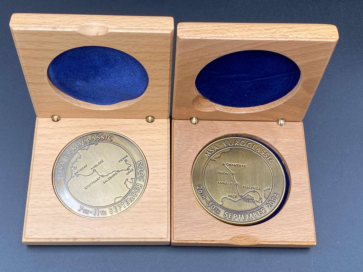 <p>RAC, MSA MEDALLIONS</p>