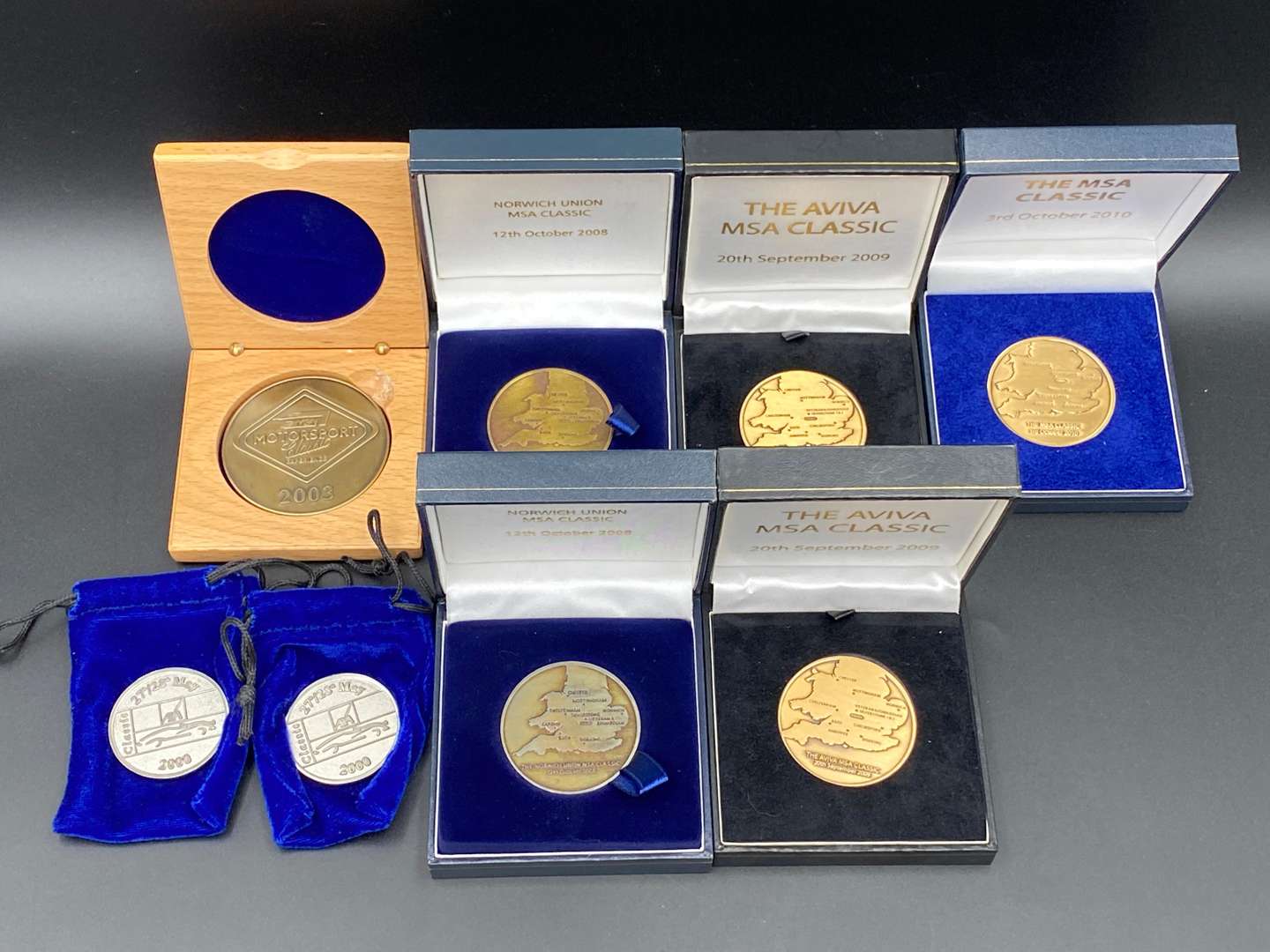 <p>RAC, MSA MEDALLIONS</p>