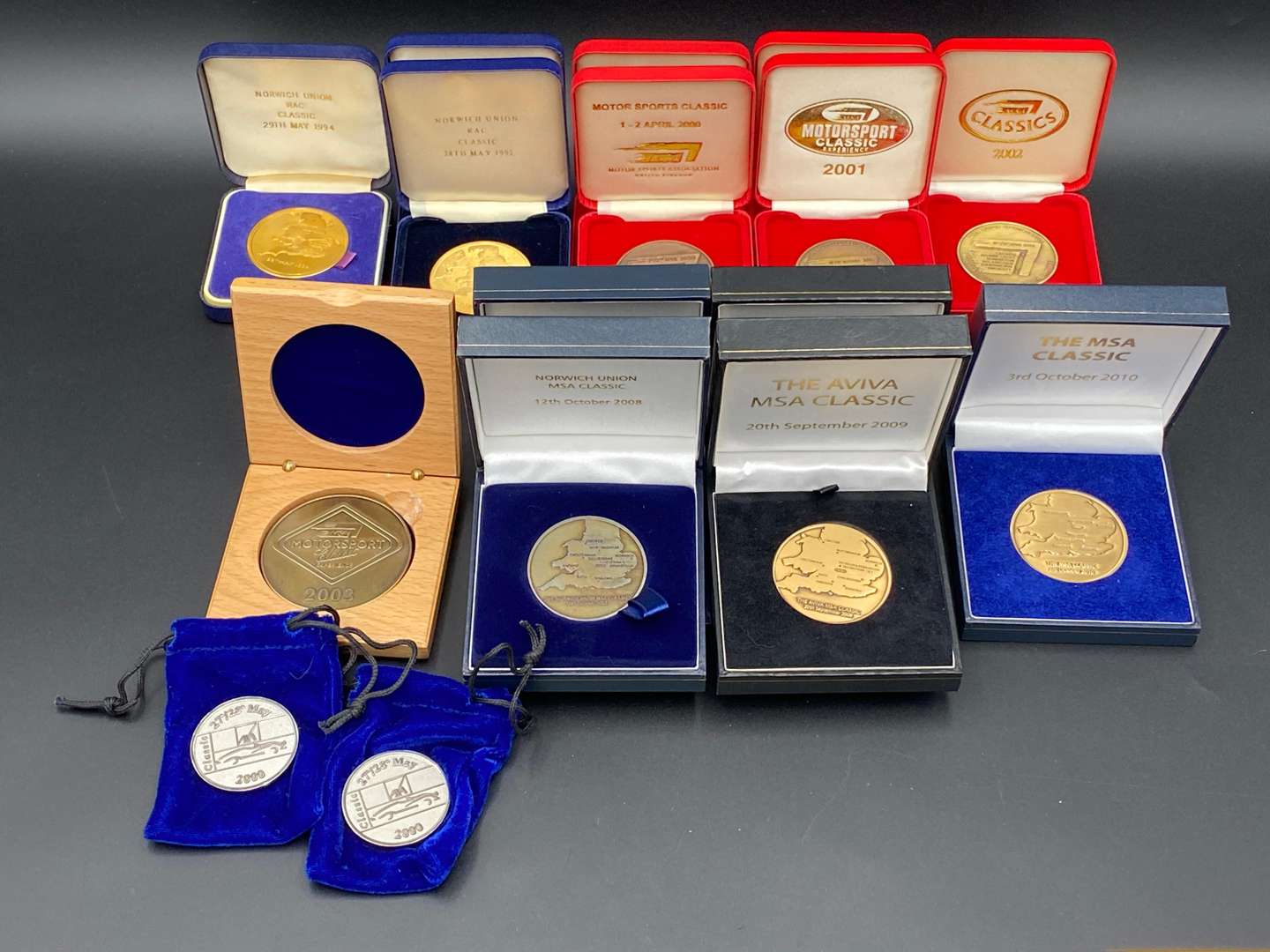 <p>RAC, MSA MEDALLIONS</p>