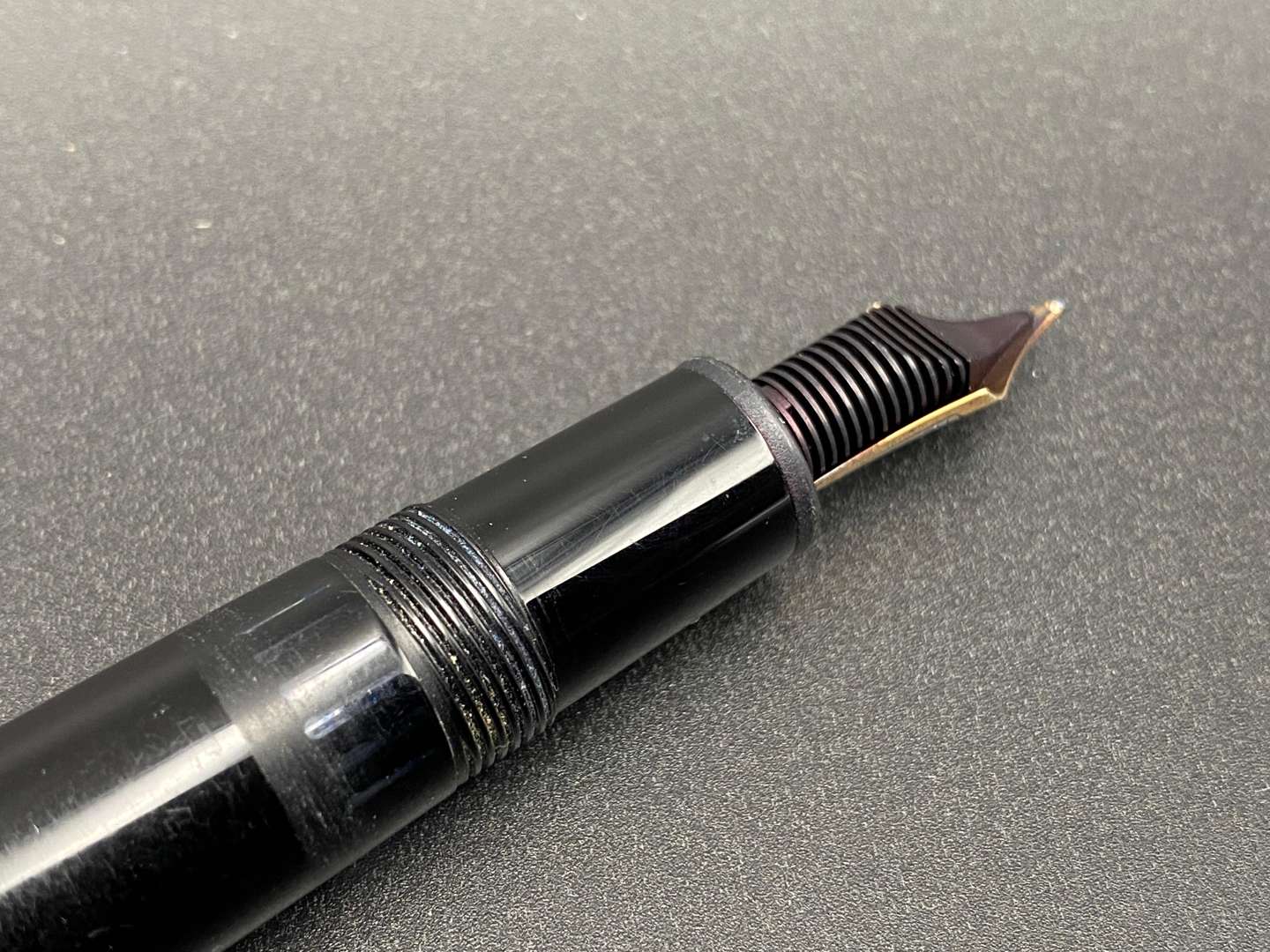 <p>MONT BLANC FOINTAIN PEN, BOXED</p>