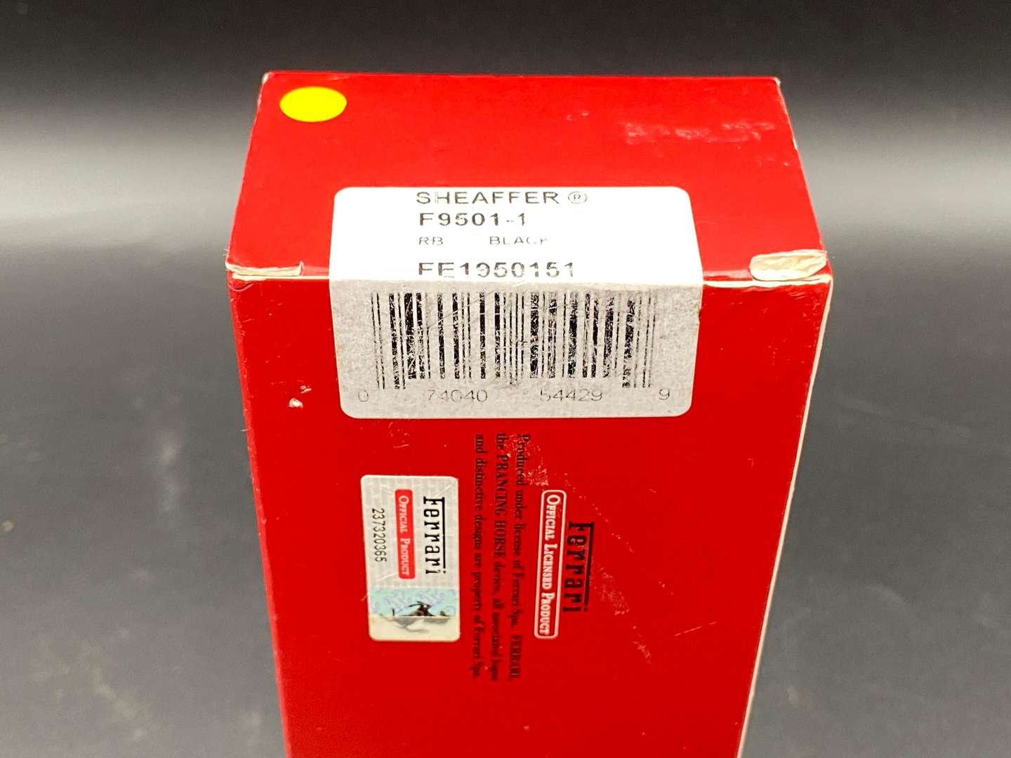 <p>SHEAFFER FOR FERRARI FOUNTAIN PEN, BOX AND PAPERS</p>