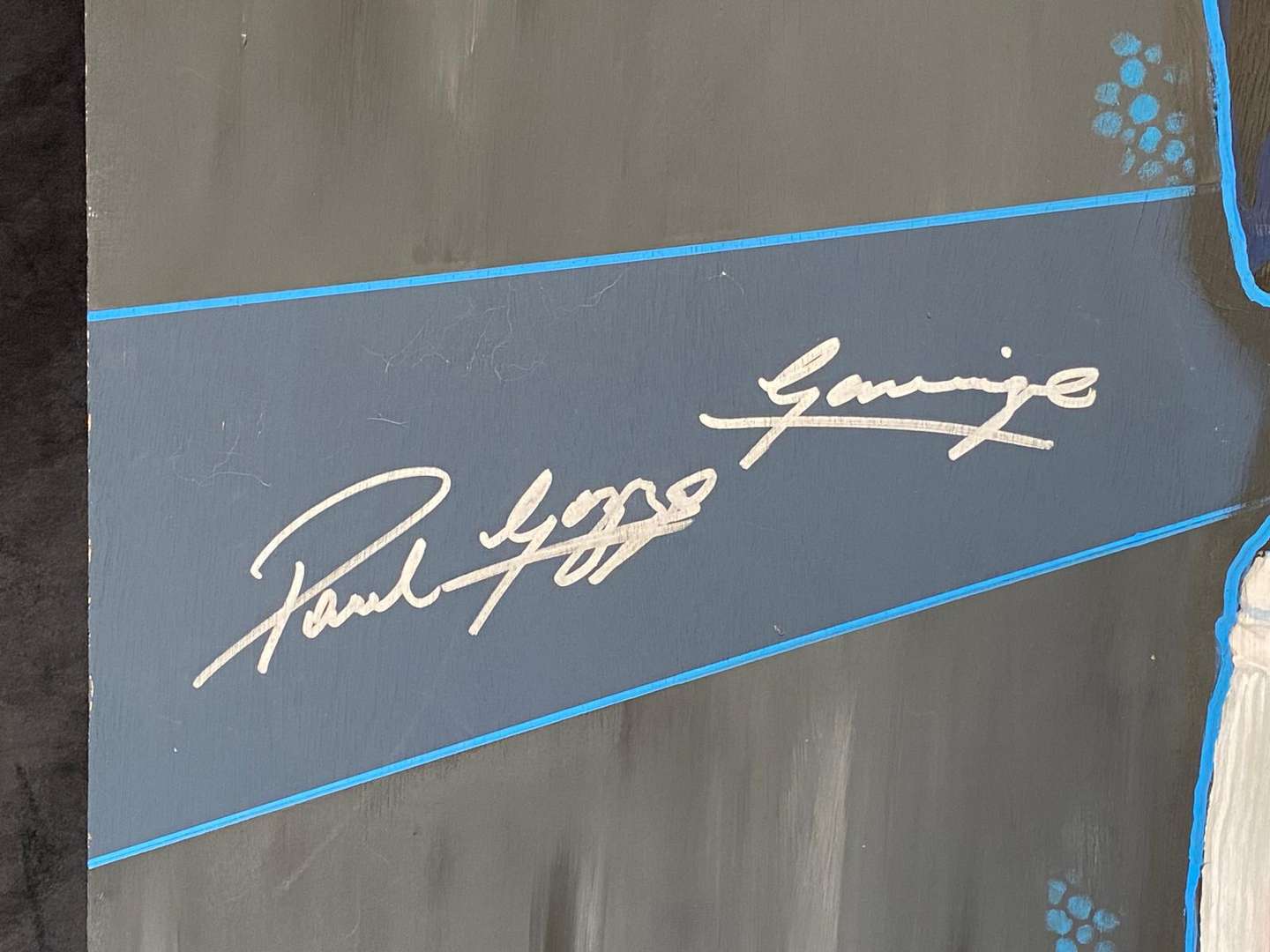 <p>DAVID SHEARER, “PAUL GASGOIGNE”, SIGNED ACRYLIC ON BOARD</p>