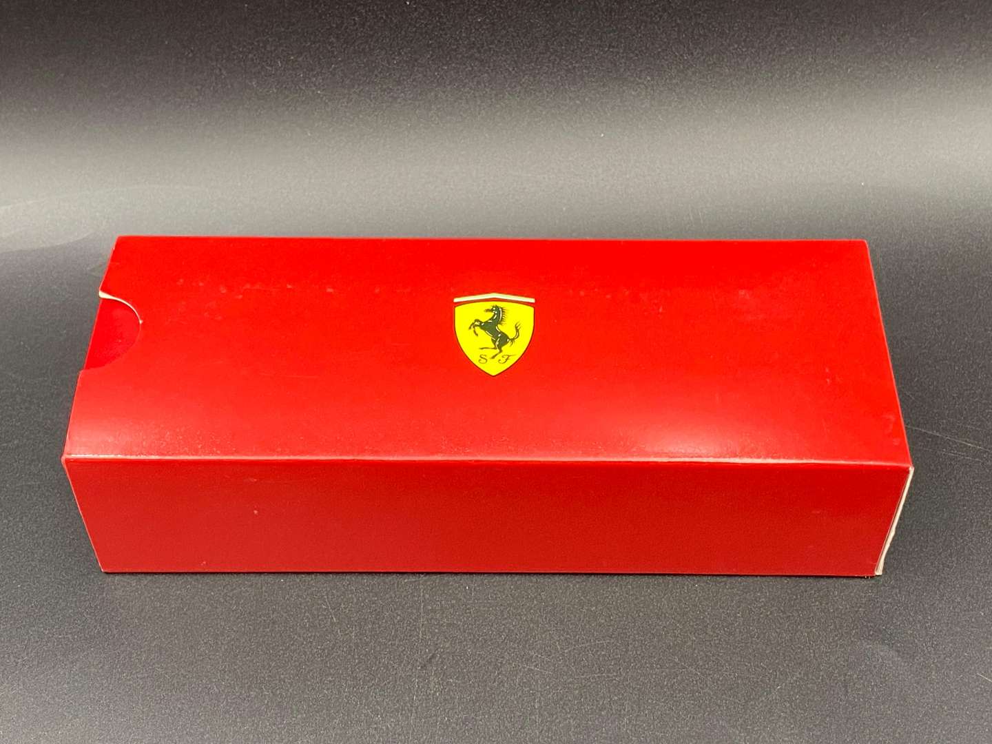 <p>SHEAFFER FOR FERRARI, RED BALL POINT PEN WITH FITTED BOX</p>