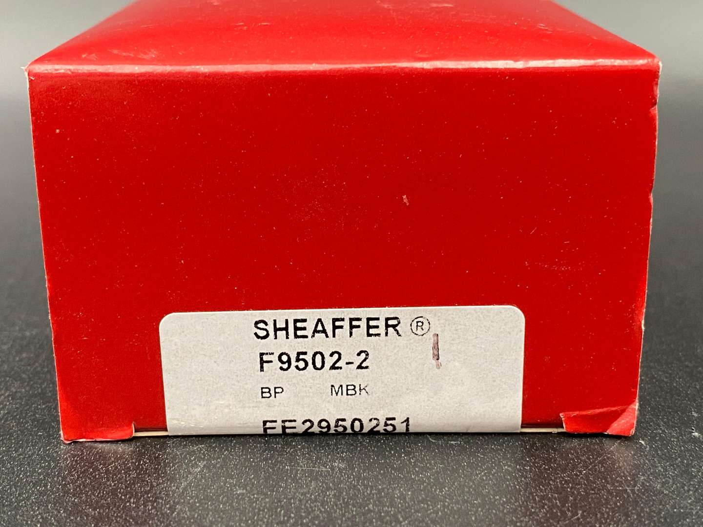 <p>SHEAFFER FOR FERRARI, RED BALL POINT PEN WITH FITTED BOX</p>