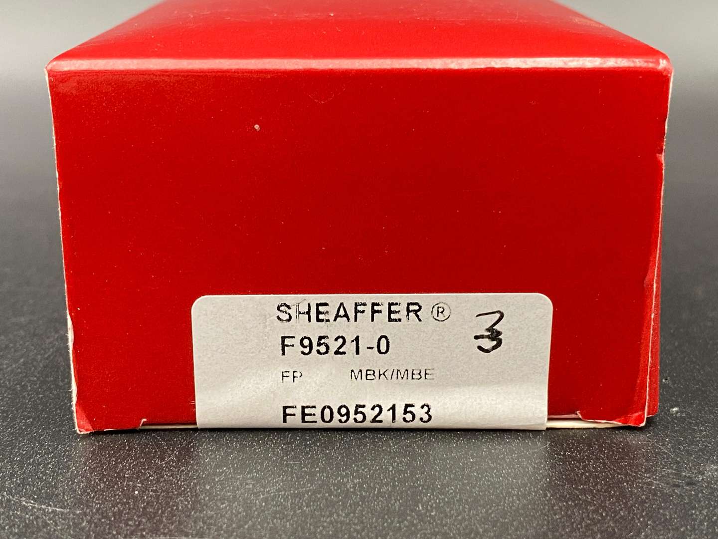 <p>SHEAFFER FOR FERRARI, BLACK BALL POINT PEN WITH FITTED BOX</p>