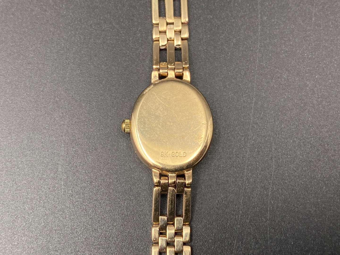 <p>ROTARY 9CT GOLD WRISTWATCH AND BOX</p>