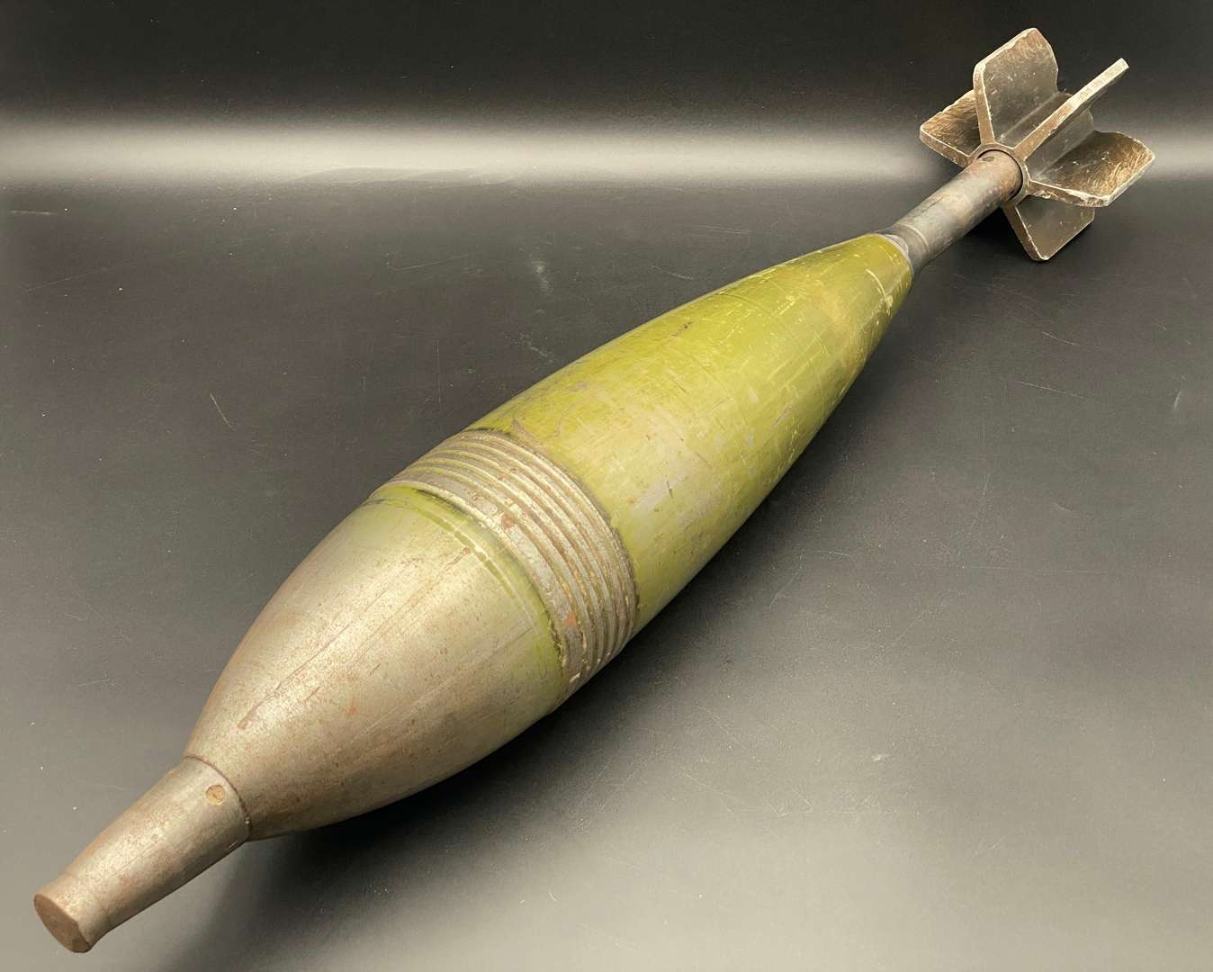 <p>SOVIET ERA INERT 120MM TRAINING MOTAR ROUND</p>