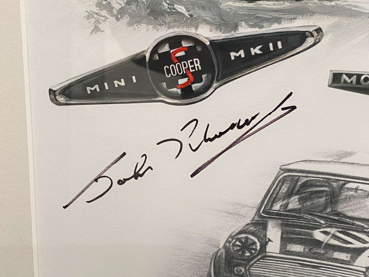 <p>BEX LIMITED EDITION PRINT, “JOHN COOPER MINIS”</p>