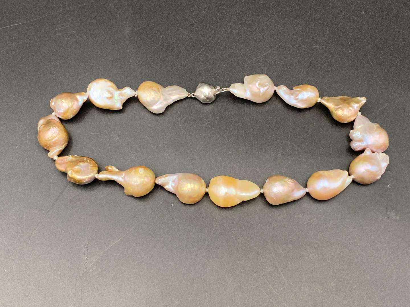 <p>NATURAL PEARL NECKLACE,</p>