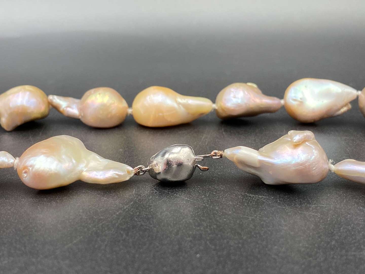 <p>NATURAL PEARL NECKLACE,</p>