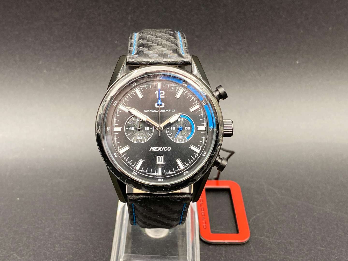 <p>OMOLOGATO, MEXICO RALLY WRISTWATCH&nbsp;</p>