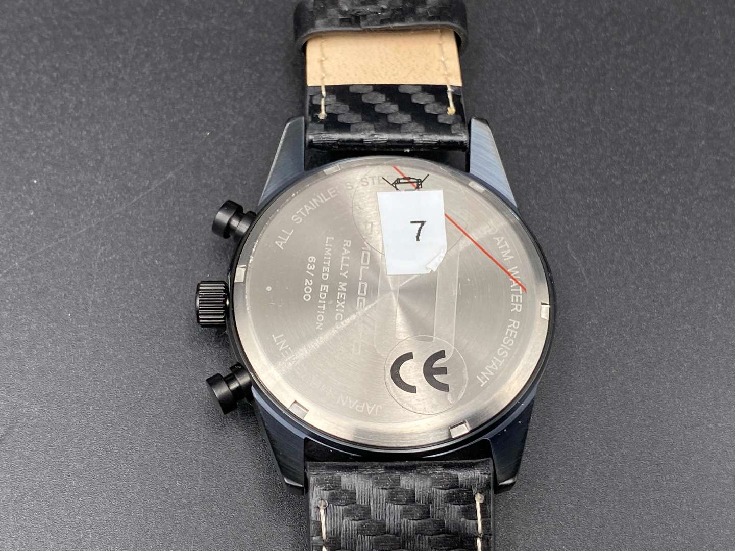 <p>OMOLOGATO, MEXICO RALLY WRISTWATCH&nbsp;</p>