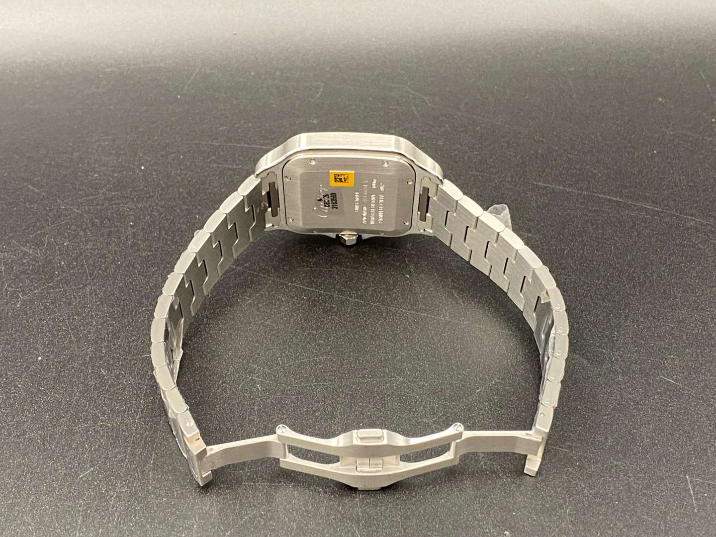 <p>CARTIER, SANTOS DE CARTIER WITH BOX AND PAPERS, REF WSSA0062, 4072485843EY</p>