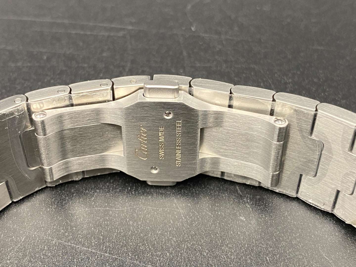 <p>CARTIER, SANTOS DE CARTIER WITH BOX AND PAPERS, REF WSSA0062, 4072485843EY</p>