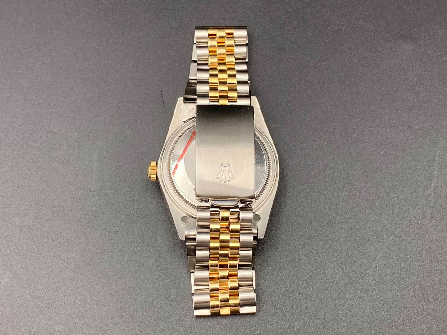 <p>ROLEX, DATEJUST, 36, STEEL & GOLD WRISTWATCH, &nbsp;REF 16013, SERIAL NO 9794245</p>