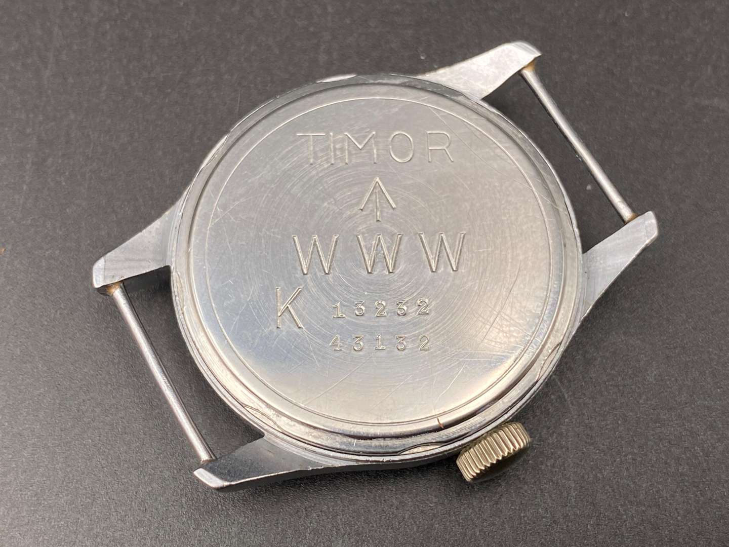<p>TIMOR, WW2 PERIOD BRITISH MILITARY ISSUE WRISTWATCH, WWW K13232</p>